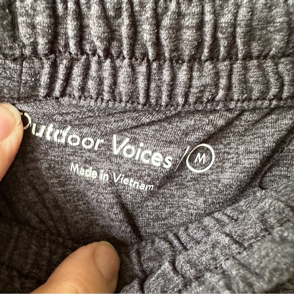 Outdoor Voices Gray SpaceDye Cloudknit Tapered Pull On Pant - Picture 8 of 11